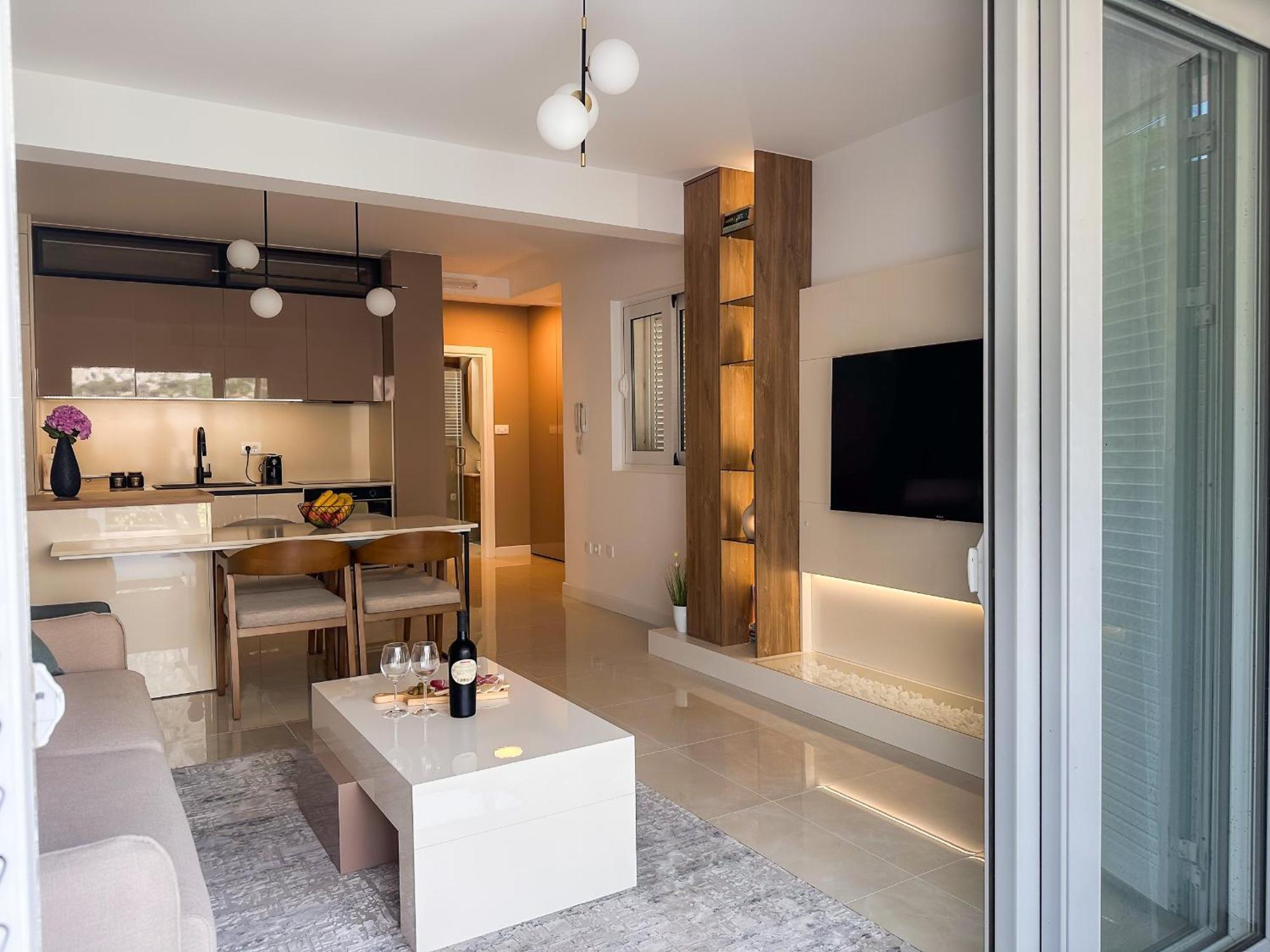 Chillout Apartment In Kotor Bay Esterno foto